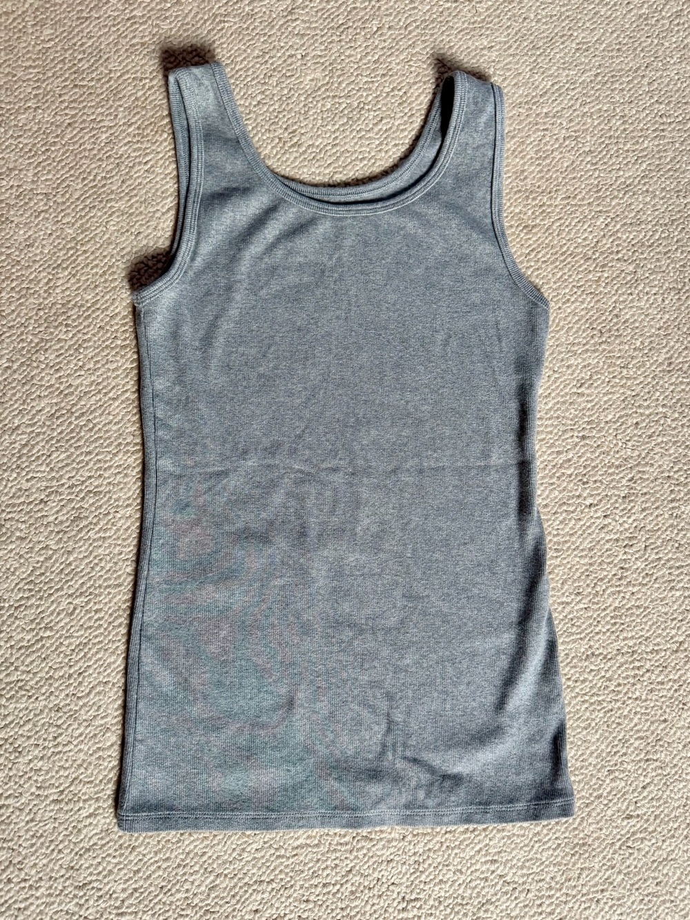 Duluth No Yank Ribbed Cotton Scoop Neck Tank XS